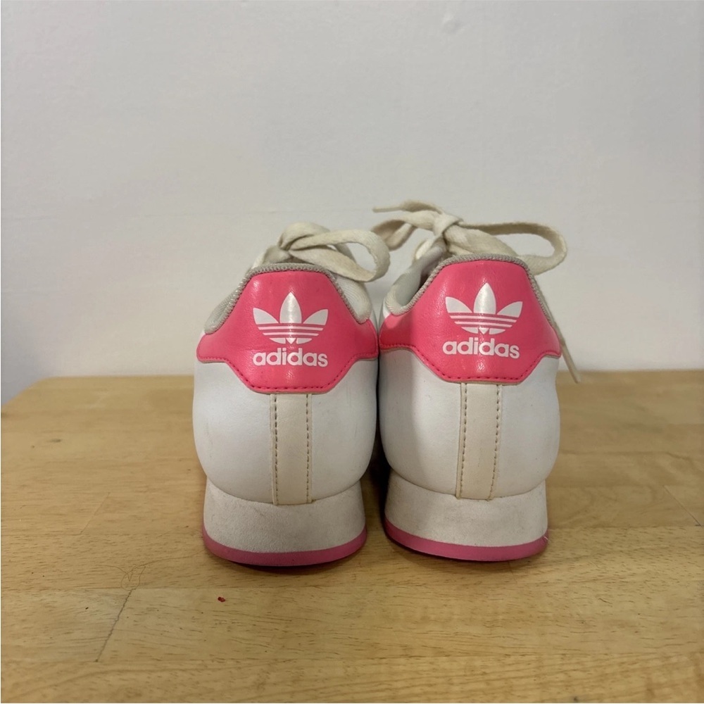 Adidas Women Samoa Shoes White and Pink SIZE 6 - Picture 4 of 10